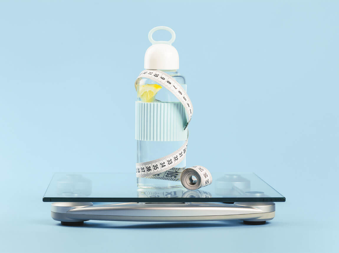 apă, pierdere în greutate, metabolism 