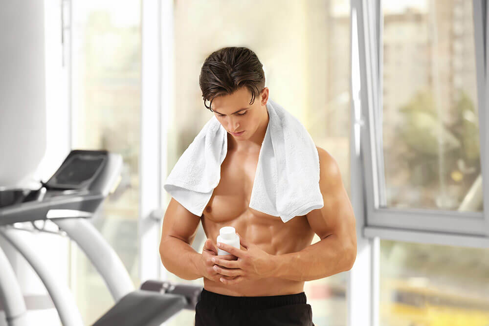 bărbați - capsule de creatină 