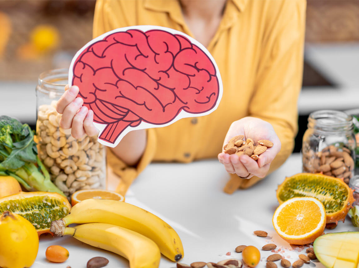 witaminy, jedzenie na najlepszą pracę mózgu 