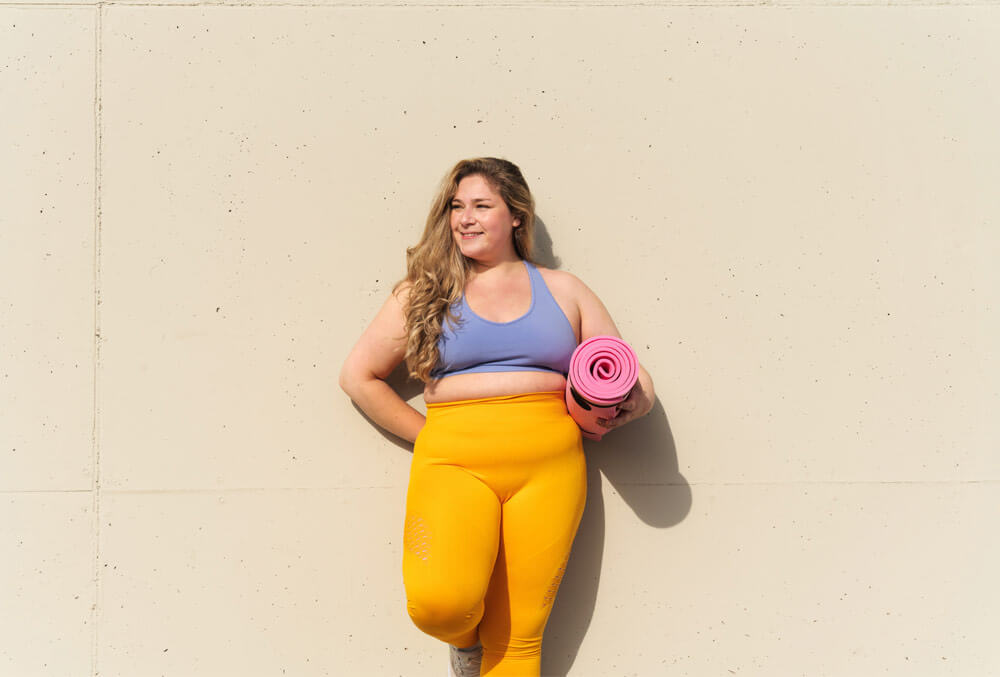 femeie supraponderală - exerciții 