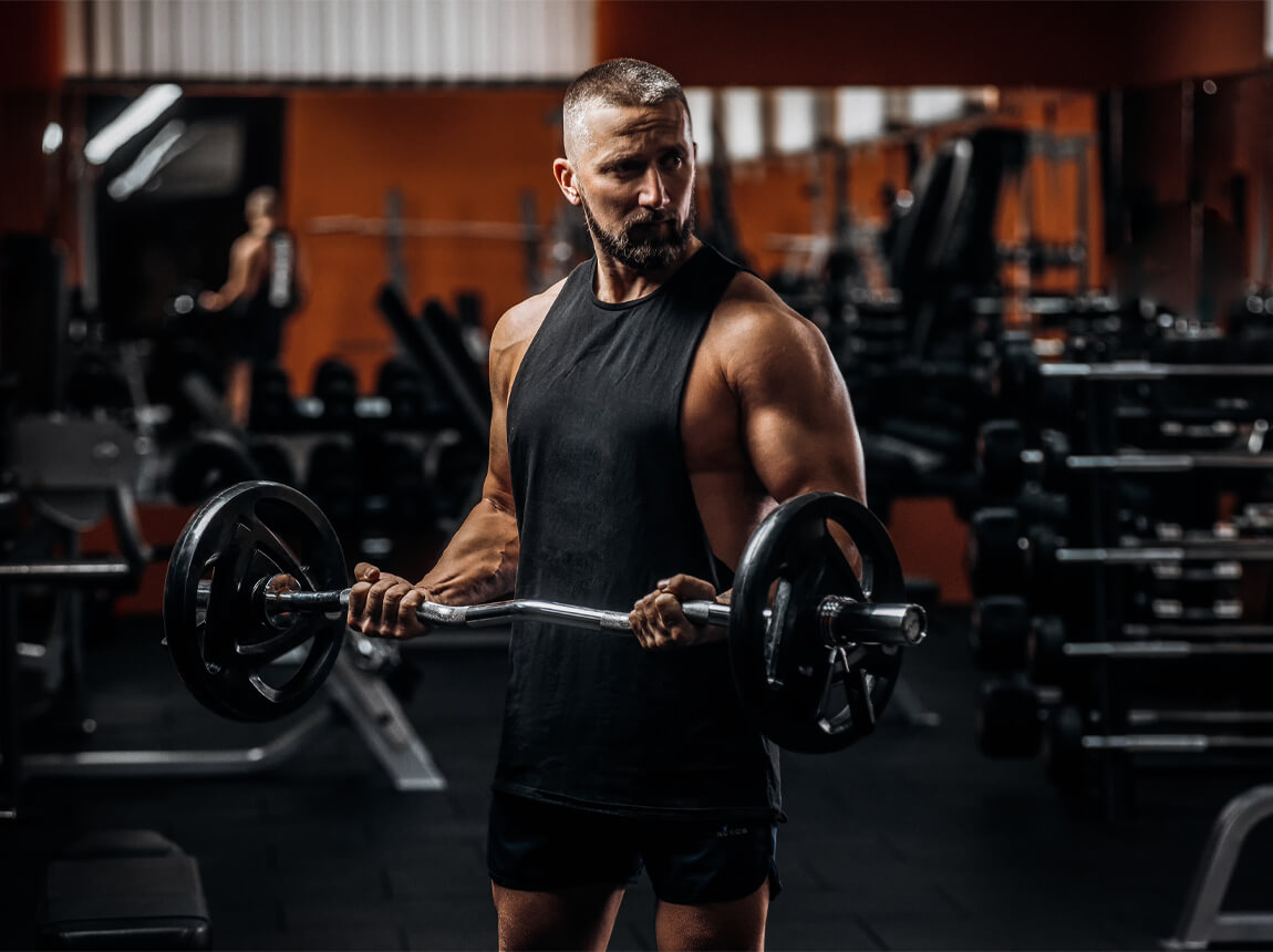 bărbați, antrenamente cu greutăți 