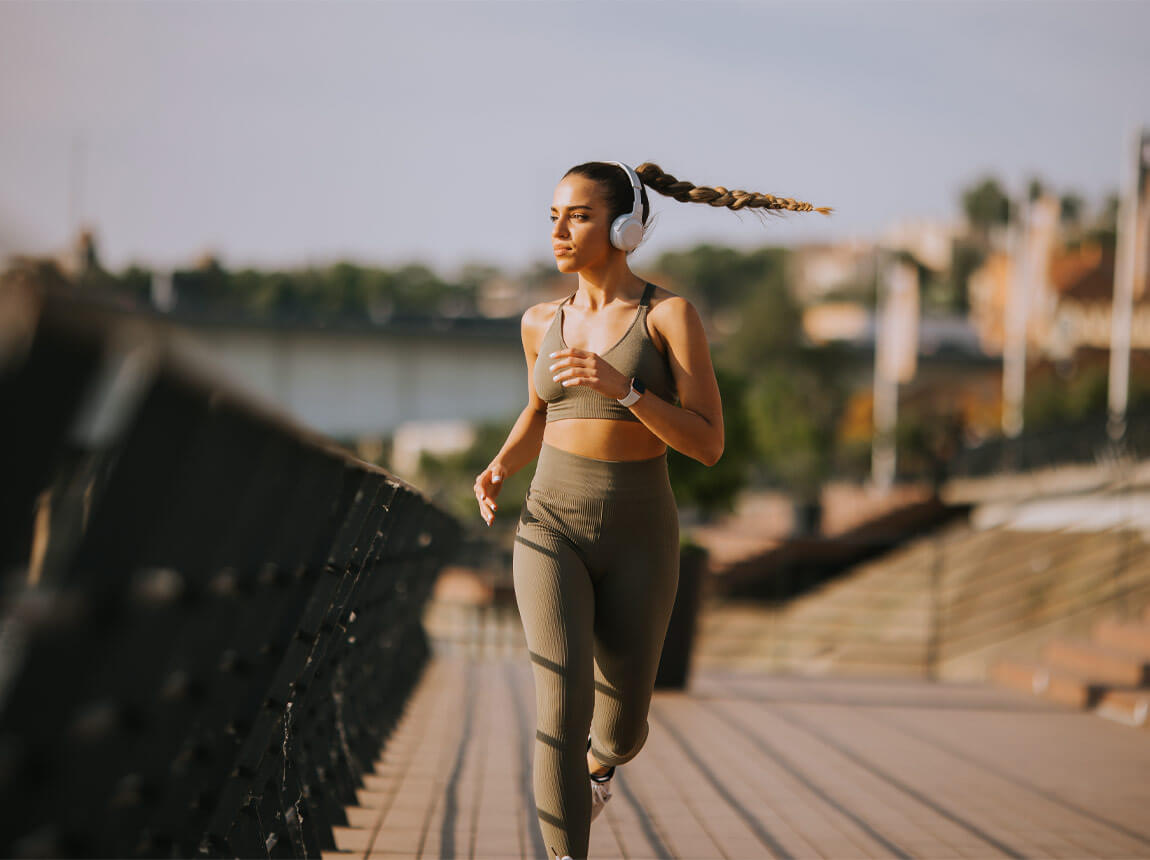 femeie, alergare, pierdere în greutate 