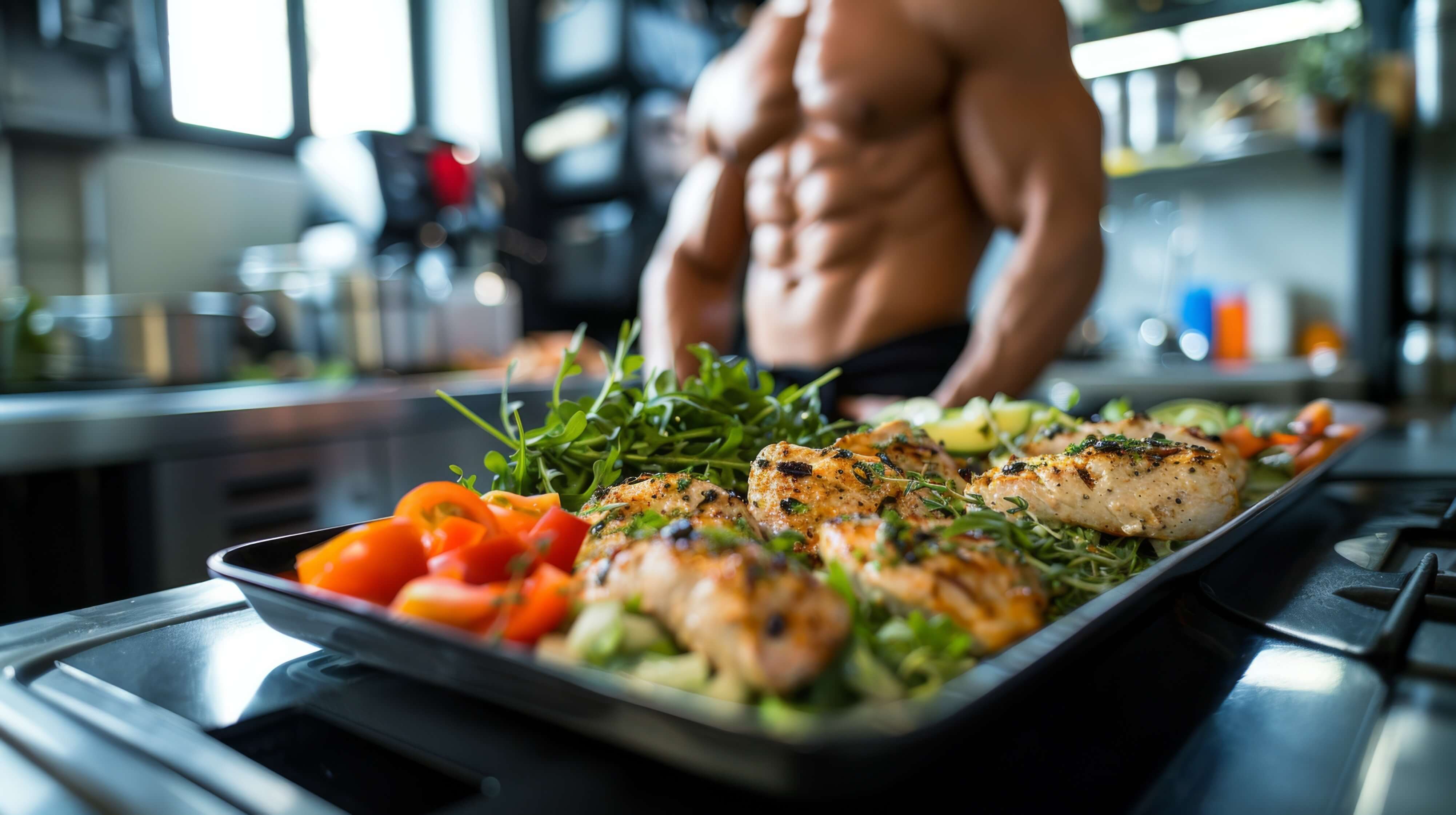 culturist în bucătărie - o masă sănătoasă, echilibrată 