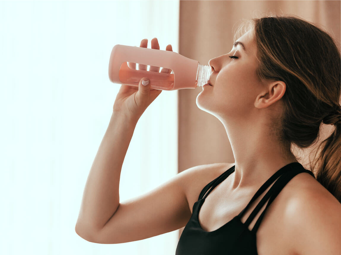 femeie - colagen băubil