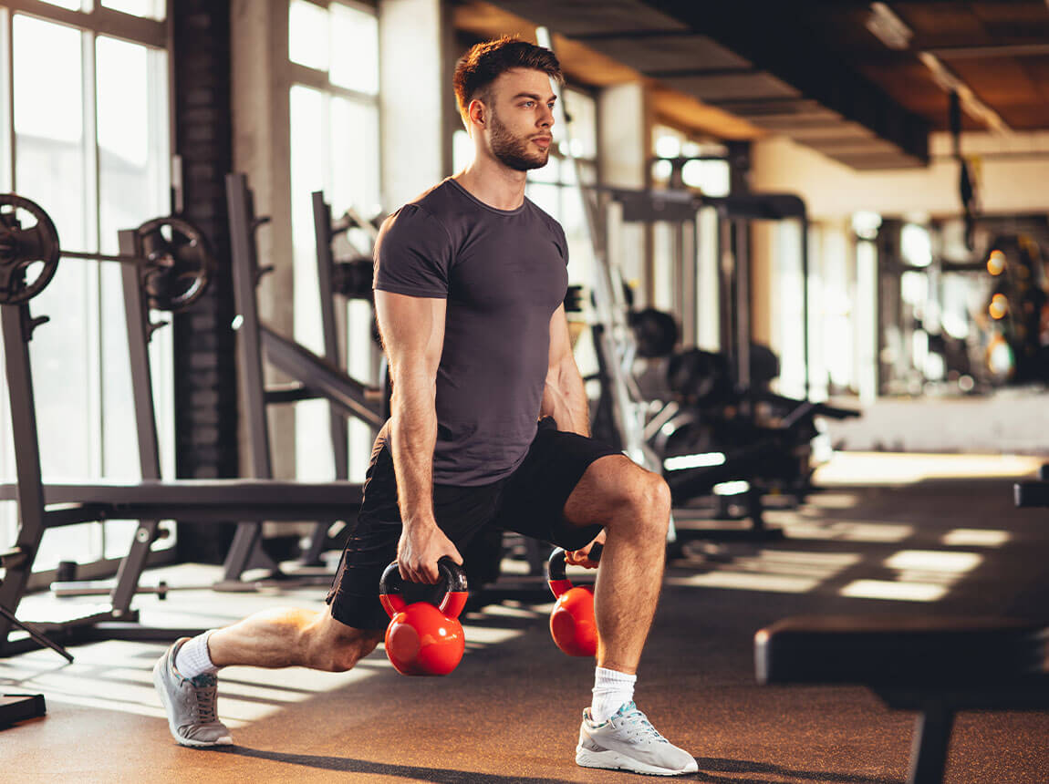 bărbat &ndash; antrenament de forță