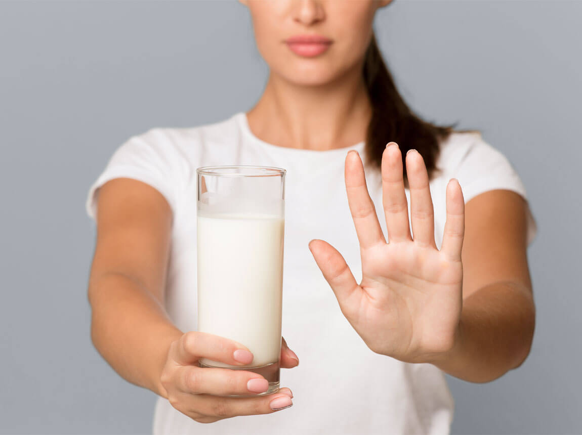 femeie - eliminarea lactozei