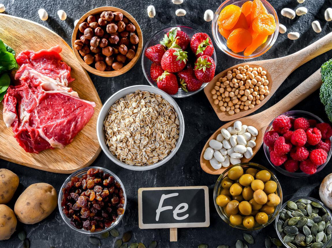 produse bogate în fier 