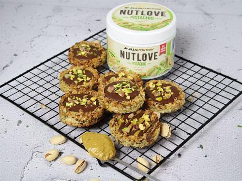 Rețetă pentru fursecuri cu fulgi de ovăz și cremă de fistic