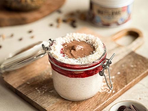 Rețetă pentru brânză de vaci și terci de cocos peste noapte