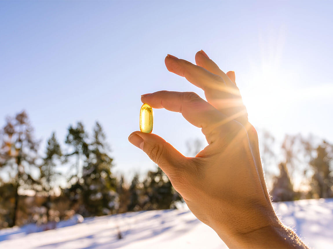 vitamina D3 în capsulă gelatinoasă