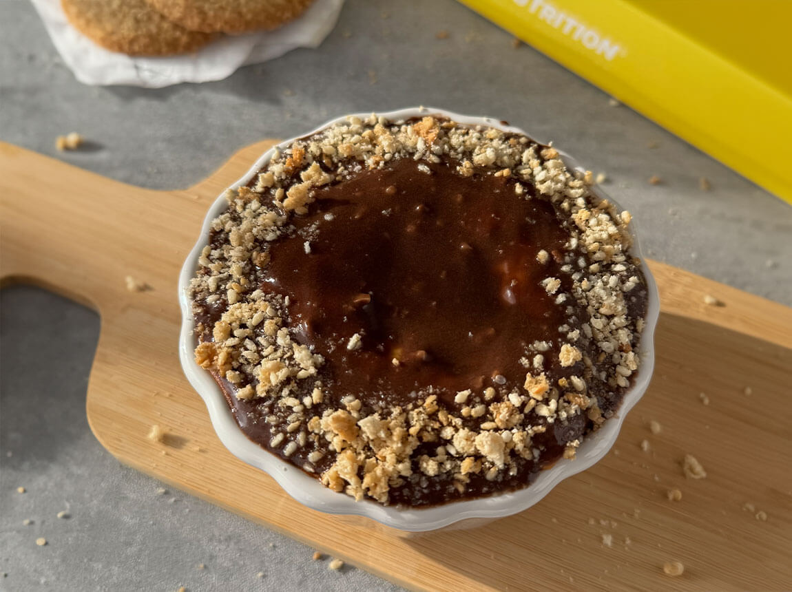 cheesecake individual pe bază de biscuiți