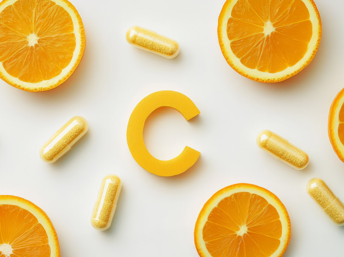 Vitamina C în capsule 