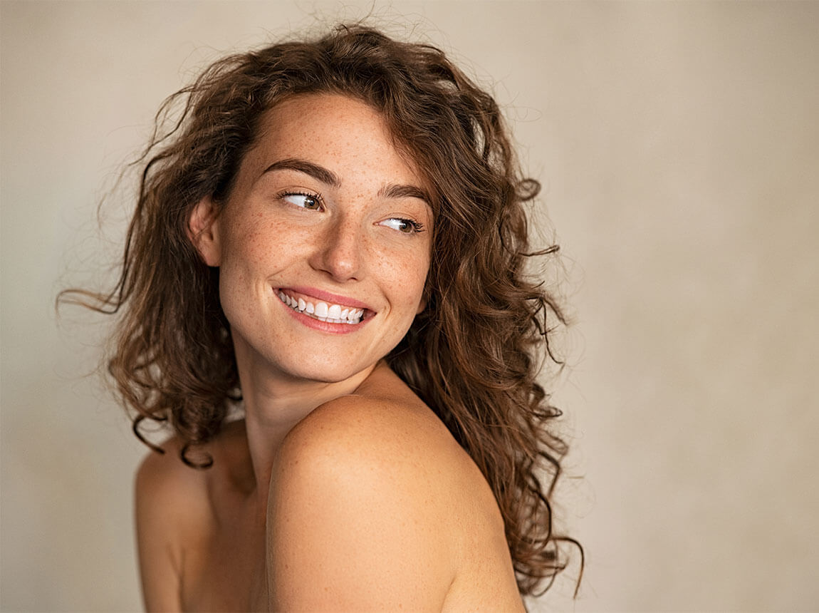 femeie - piele frumoasă și sănătoasă