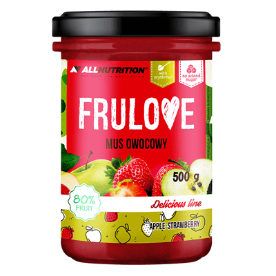 ALLNUTRITION FRULOVE Piure de Fructe Măr și Căpșuni