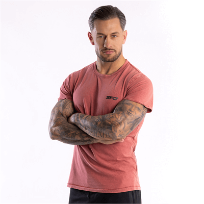 SFD WEAR BĂRBAȚI T-SHIRT Rubbed Red
