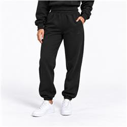 Pantaloni jogger damă Cozy Club Black