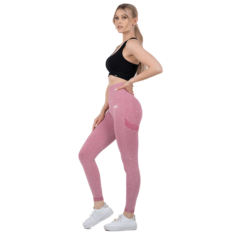 SFD WEAR Seamless Leggings Push UP Pink melange