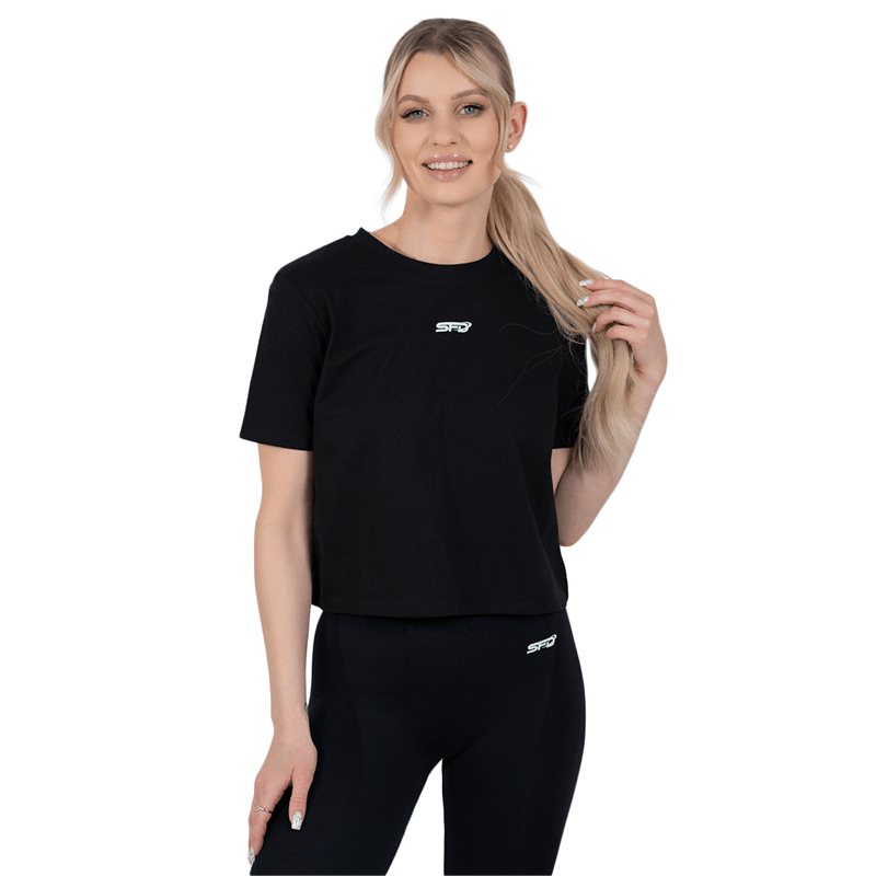 SFD WEAR Tricou de damă T-SHIRT Loose Black