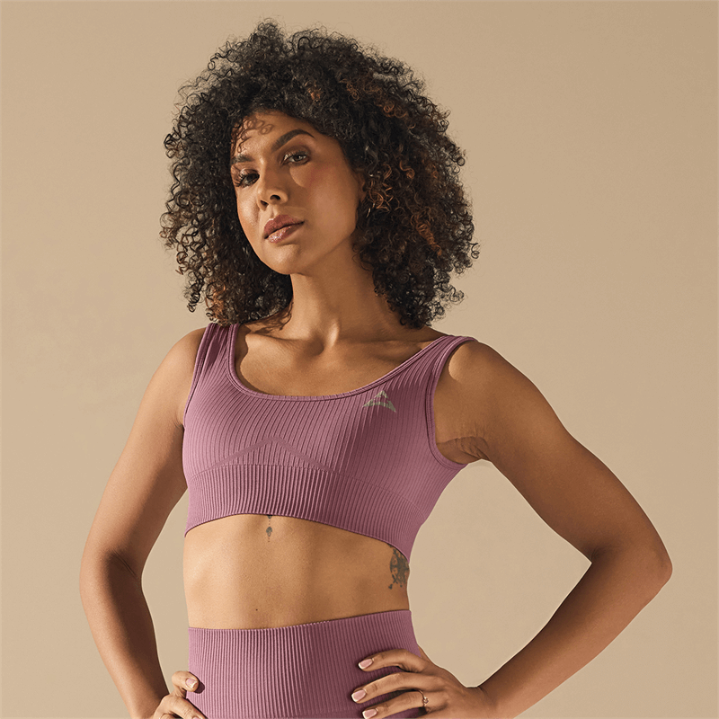 Allwear TOP SPORT FĂRĂ CUSĂTURI DUSTY ROSE