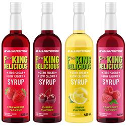 4 x Fitking Delicious Syrup Zero 420ml