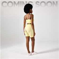 Szorty Push Up V Back Butter Yellow
