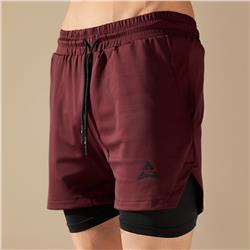 PANTALONI SCURȚI 2 în 1 DARK BURGUNDY