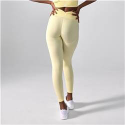 Colanți Push Up V Back Butter Yellow