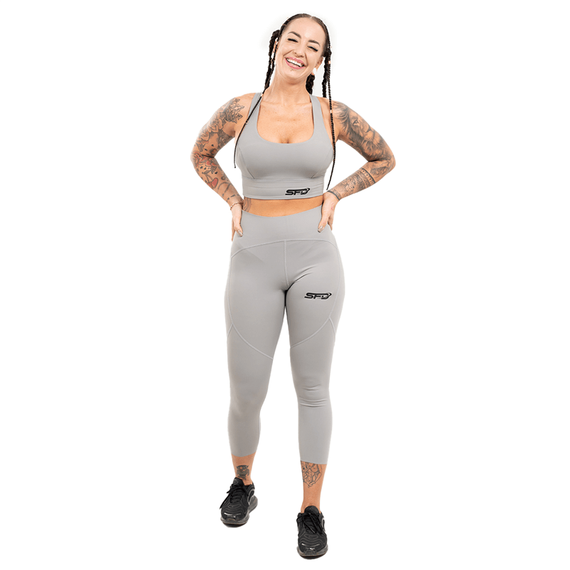 SFD WEAR SMOOTH HIGH GREY LEGGINGS