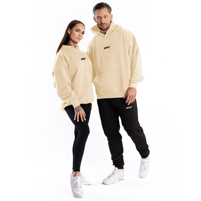 SFD WEAR UNISEX Hanorac Hoodie Core Oversize Beige