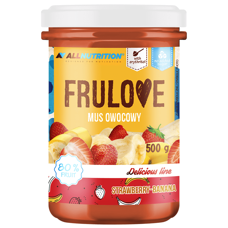 ALLNUTRITION FRULOVE MOUSSE DE FRUCTE STRAWBERRY BANANA