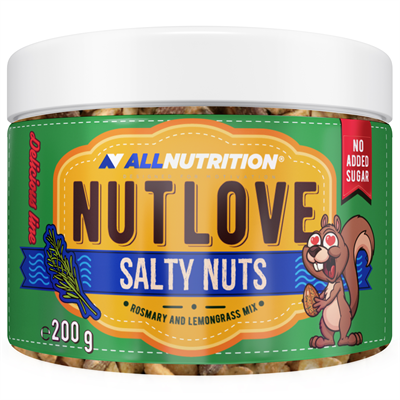 ALLNUTRITION Nutlove Salty Nuts Rozmarin și Citronelă