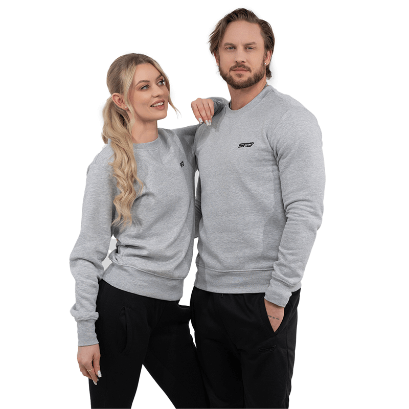 SFD WEAR Bluză Core Grey Melange