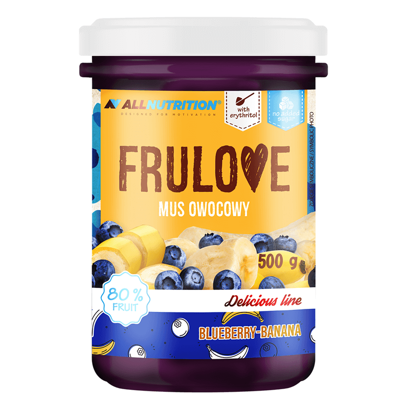 ALLNUTRITION FRULOVE Mousse De Afine Și Banane