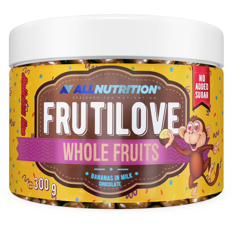 ALLNUTRITION FRUTILOVE WHOLE FRUITS BANANAS IN MILK CHOCOLATE