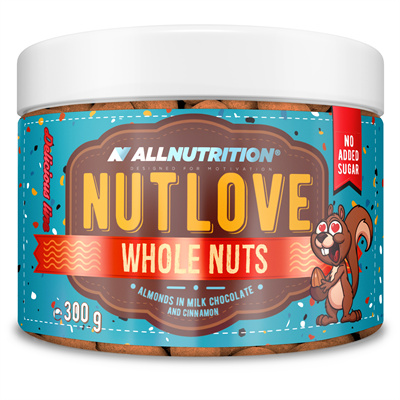 ALLNUTRITION NUTLOVE WHOLENUTS - ALMONDS IN MILK CHOCOLATE AND CINNAMON