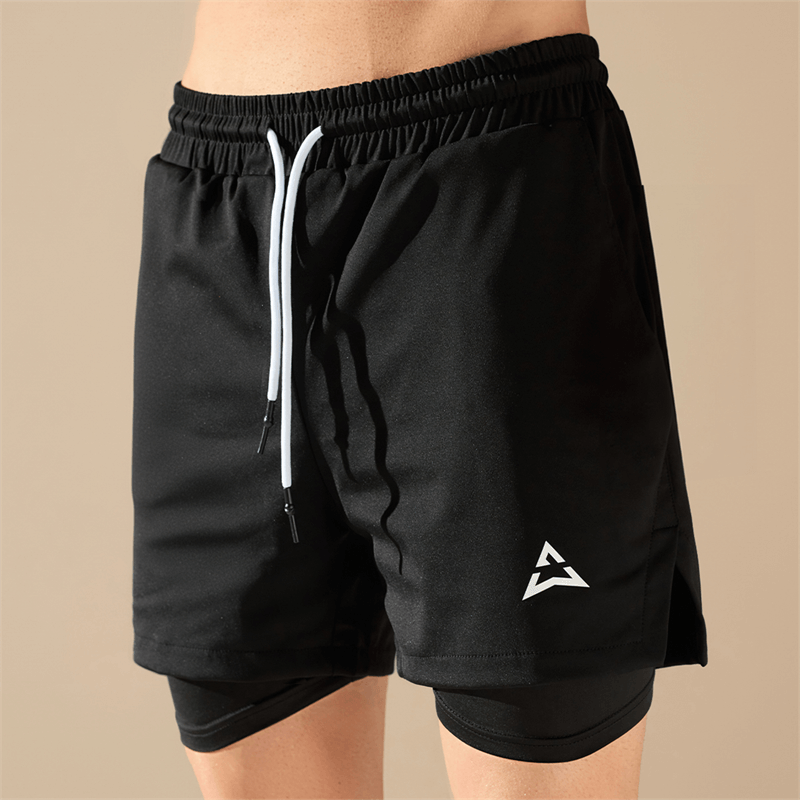 Allwear PANTALONI SCURȚI 2 în 1 BLACK