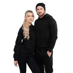 Bluză Hoodie Core All-Black Black
