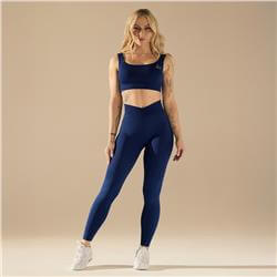 Legginsy + Top BASIC V-WAIST MIDNIGHT BLUE