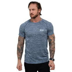 MASCULIN T-SHIRT DRY Blue Melange