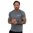 Męski T-SHIRT DRY Black Melange (1szt)