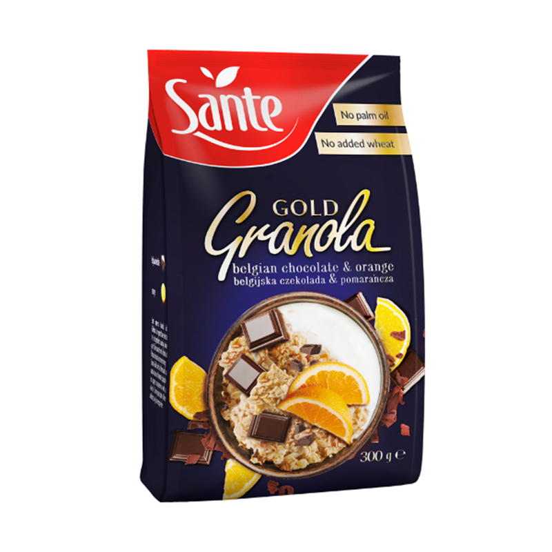Sante GRANOLA GOLD CIOCOLATĂ-PORTOCALĂ