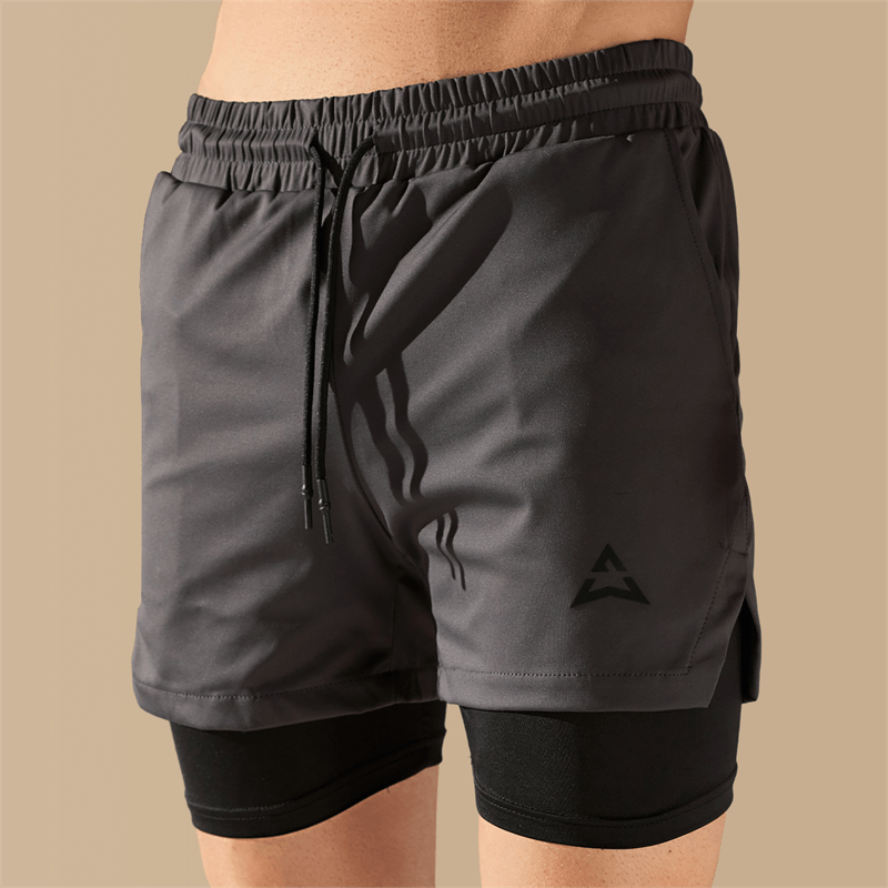 Allwear PANTALONI SCURȚI 2 în 1 GREY