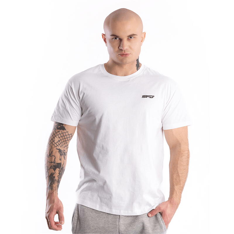 SFD WEAR TRICOU BĂRBAȚI ESSENTIAL WHITE