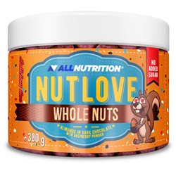 NUTLOVE WHOLENUTS - ALMONDS IN DARK CHOCOLATE WITH RASPBERRY
