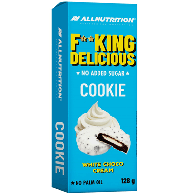 ALLNUTRITION 4 x Fitking Cookie White Chocolate Cream 128g