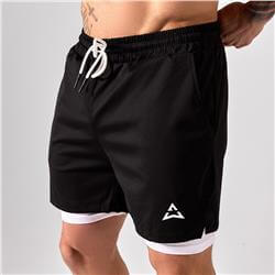 PANTALONI SCURȚI 2 în 1 BLACK-WHITE