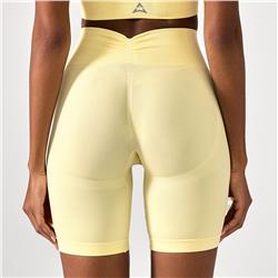 Șorturi Push Up V Back Butter Yellow
