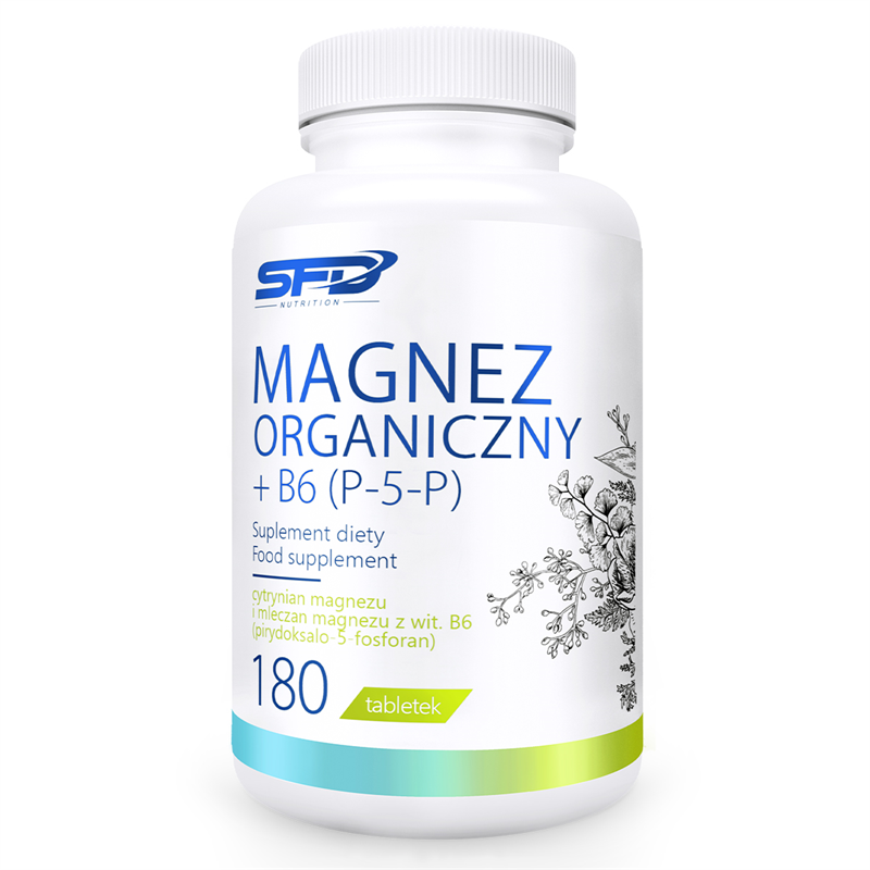 SFD NUTRITION MAGNEZIU ORGANIC + B6 (P-5-P)