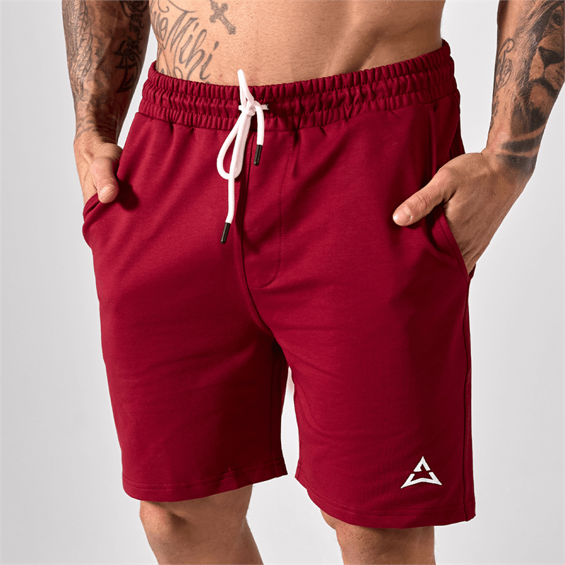 Allwear Pantaloni scurți Basic DARK BURGUNDY