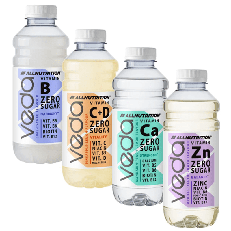 ALLNUTRITION 8 x Veda Vitamin Water 600 ml